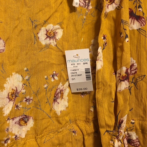 Maurices beautiful duster cardigan  size 0/1 - Picture 3 of 3